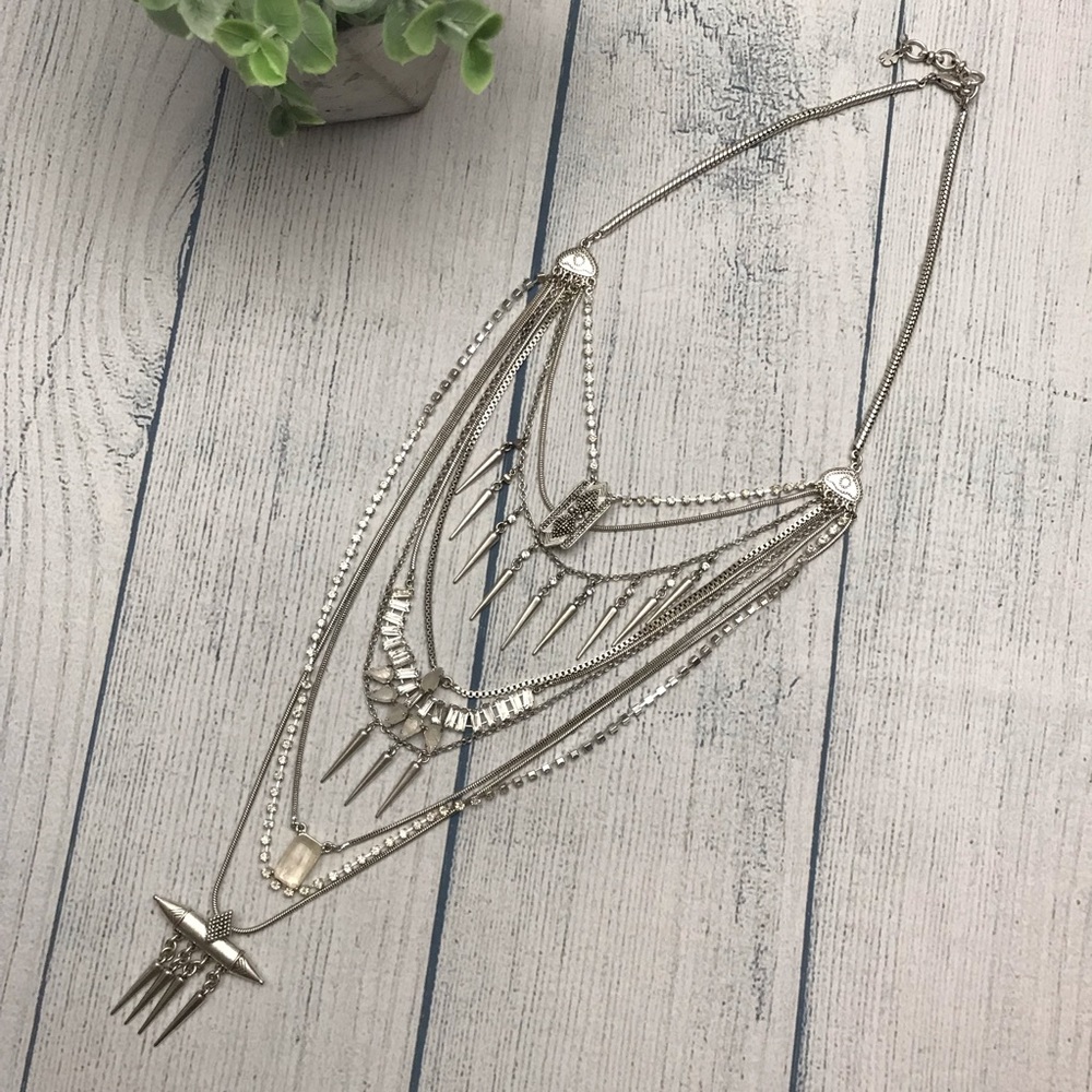 Lucky Brand Multi Strand Statement Necklace